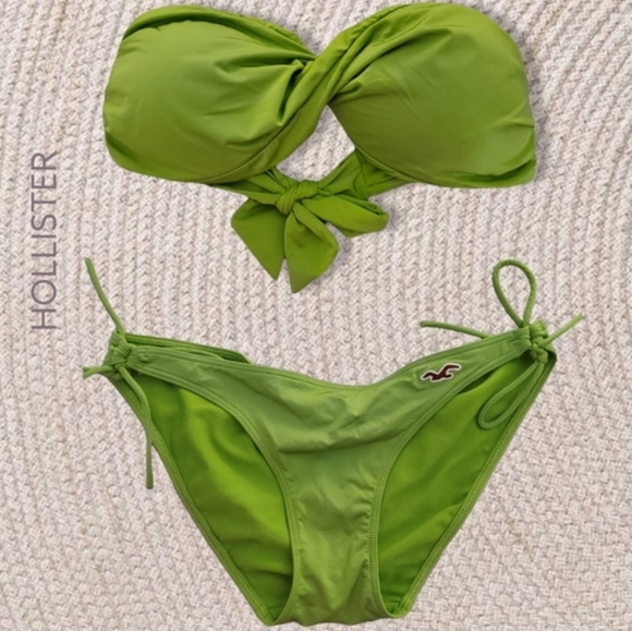 Hollister Other - HOLLISTER• SWIM WEAR SET- SMALL TOP/MED BOTTOM•LIKE NEW